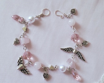 Pulsera con dije de poción de amor