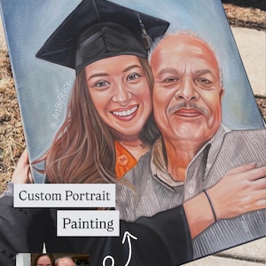 Custom Portrait Painting, Hand Made Oil Portrait, Custom Family Portrait, Portrait From Photo, Custom Portrait, Oil Painting, Personal Gift
