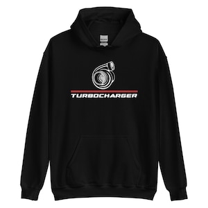 Hoodie For Turbocharger Turbo Fans- Ugly Christmas Sweater Style Car Apparel, Best Holiday Gift For Dad/Boyfriend