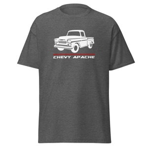 Premium T-Shirt For Chevy Apache Truck Car Enthusiast Grandpa Dad Mom Son Boyfriend Christmas Gift Unisex Tee Shirt