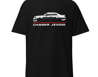 Camiseta premium para entusiastas de los coches Chaser JZX100, abuelo, papá, mamá, hijo, novio, regalo de Navidad, camiseta unisex