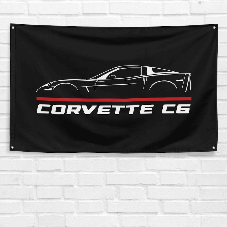 Corvette Rally Flags For Corvette C6 Car Enthusiast 3x5 Ft Flag Dad Birthday Gift Banner - Etsy