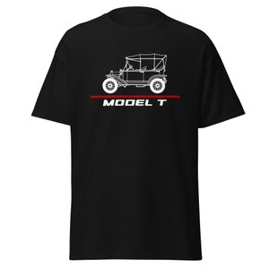 Premium T-Shirt For Model T Classic Car Enthusiast Grandpa Dad Mom Son Boyfriend Christmas Gift Unisex Tee Shirt