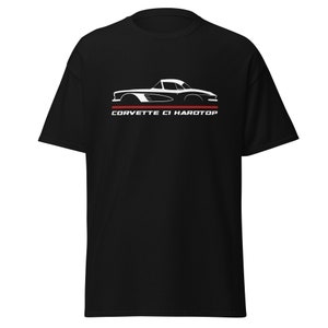 Premium T-Shirt For Corvette C1 Hardtop 1961-1962 Car Enthusiast Grandpa Dad Mom Son Boyfriend Christmas Gift Unisex Tee Shirt