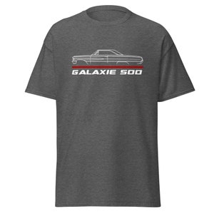 Premium T-Shirt For Galaxie 500 1964 (2) Car Enthusiast Grandpa Dad Mom Son Boyfriend Christmas Gift Unisex Tee Shirt