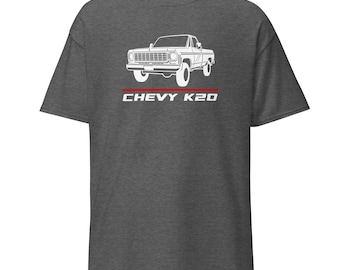 Camiseta Premium para el entusiasta de los autos y camionetas Bowtie K20 de 1976, abuelo, papá, mamá, hijo, novio, regalo de Navidad, camiseta unisex