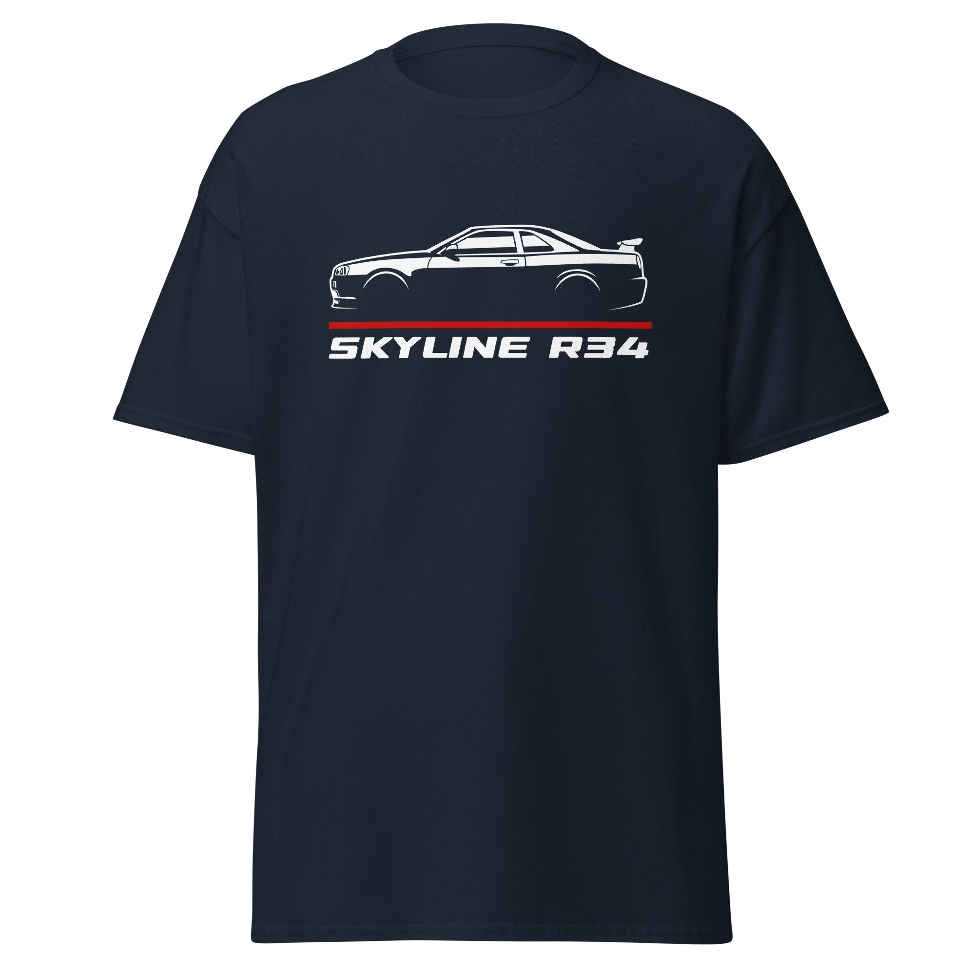 Premium T-shirt for Skyline R34 Car Enthusiast Grandpa Dad Mom Son