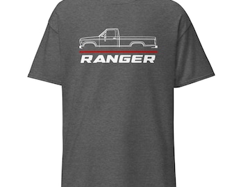 T-shirt premium per Ranger 1984 Appassionato di auto Nonno Papà Mamma Figlio Fidanzato Regalo di compleanno Maglietta unisex