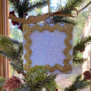 Buggy Pouf Ornament - White main image 1