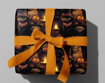 Witch Cats Wrapping Paper