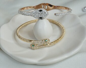 Rose Gold Stainless Steel Bangle Bracelet | Waterproof