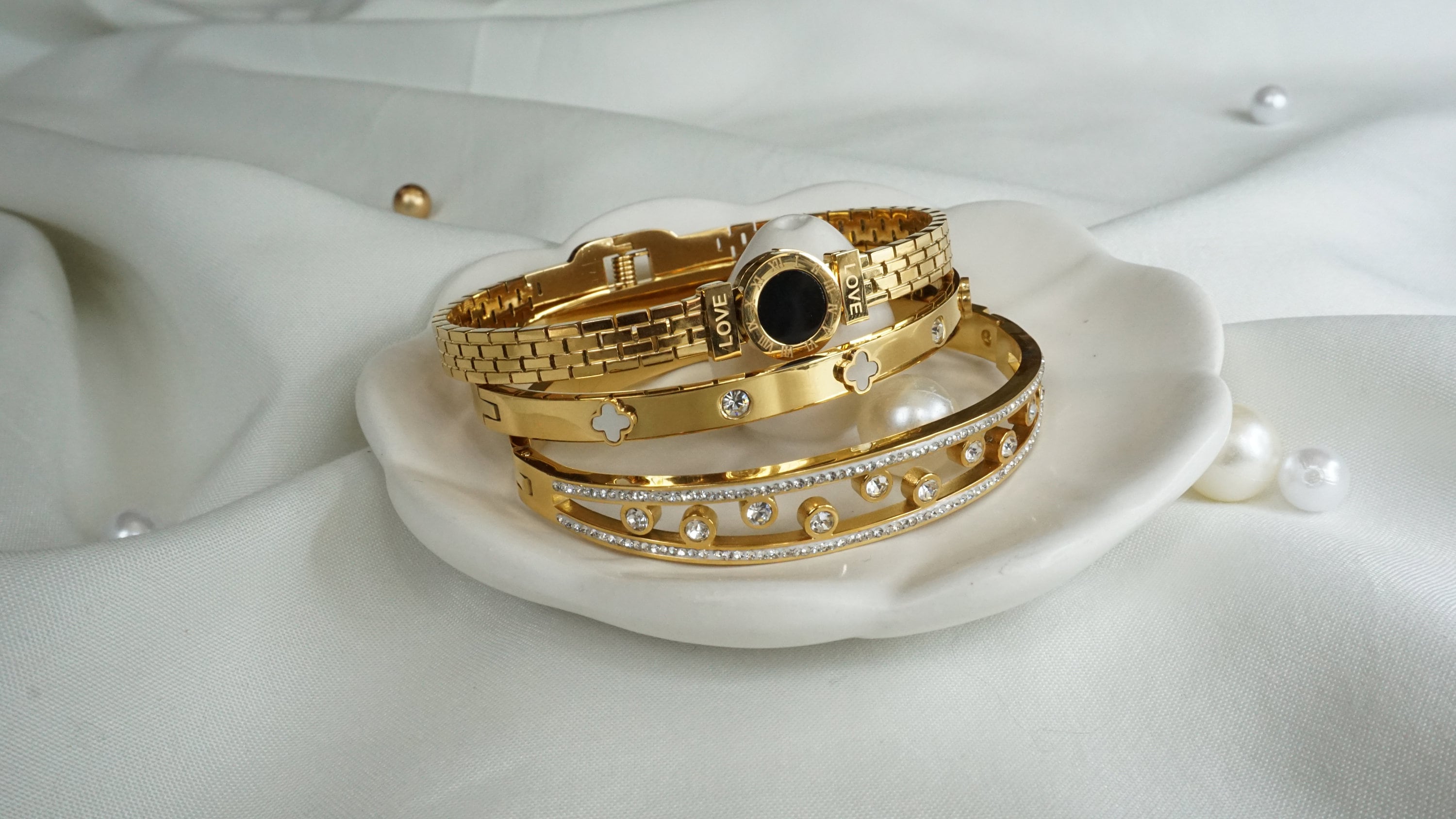 Louis Vuitton Beige Fashion Bracelets for sale