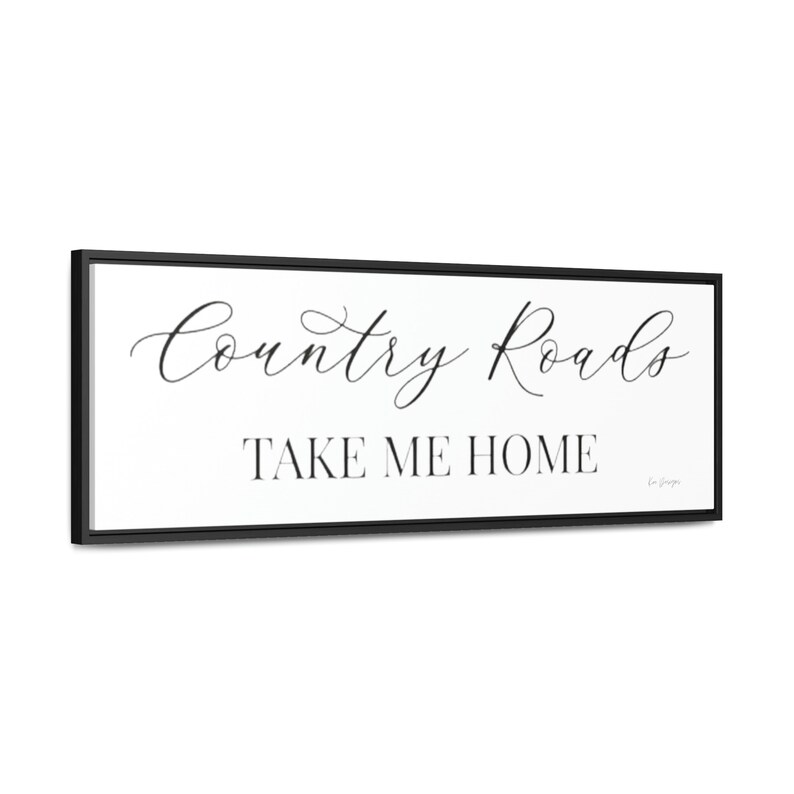 Western Canvas Home Decor With Frame Etsy