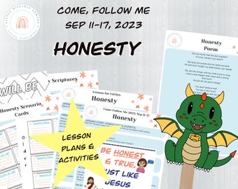 Come Follow Me 2023 | Sep 11-17| Honesty Lesson and Activities|2 Corinthians 4:2|Family|Primary| Nursery| Truth versus Lies