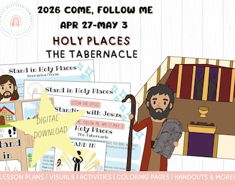 27 avril-3 mai | Exode 35-40 | Leçon du primaire et activités | Lieux saints | Tabernacle | Venez, suivez-moi 2026 (numérique)