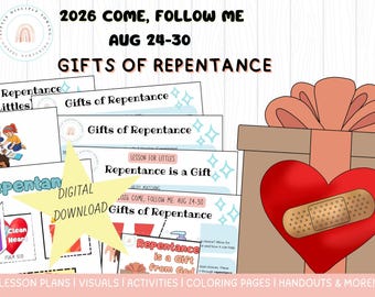 Aug 24-30| Psalms 49-86 | Gifts of Repentance | 2026 Come Follow Me Lesson (Digital)