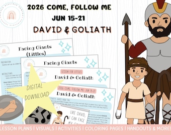 Jun 15-21| 1 Samuel 17 | 2026 Come Follow Me Lesson |David & Goliath (Digital)