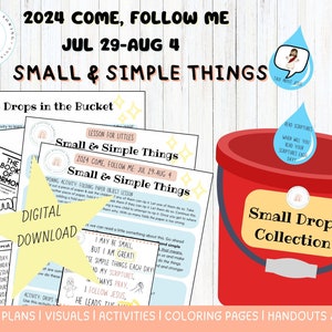 Ven y sígueme 2024/29 de julio al 4 de agosto/Lección y actividades de cosas pequeñas y sencillas/Oración/Estudio de las Escrituras/Alma 37/Familia/Primaria/Guardería/SUD