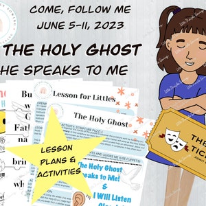 Come Follow Me 2023 | Family & Primary | June 5-11,2023 | Holy Ghost Lesson and Activities