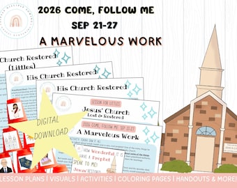 Sep 21-27| Isaiah 13-35 | A Marvelous Work | 2026 Come Follow Me Lesson (Digital)