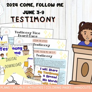 わたしに従って来なさい 2024|6月3日～9日|証のレッスンと活動|士師の統治|証を述べる|モーサヤ28章～アルマ4章|家族|初等協会|託児所|LDS