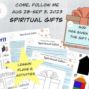Come Follow Me 2023 | Aug 28-Sep 3| Spiritual Gift Lesson and Activities|1 Corinthians 12|Family|Primary| Nursery