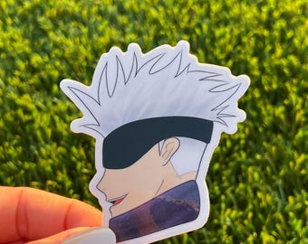 Gojo Satoru Sticker: Jujutsu Kaisen Vinyl Decal - Weatherproof