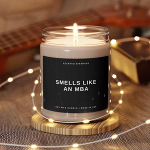 Vela de graduación de MBA, Maestría en Administración de Empresas, Licenciatura en Administración de Empresas, Regalo de graduación para ella y para él, Regalo de especialización en Administración de Empresas