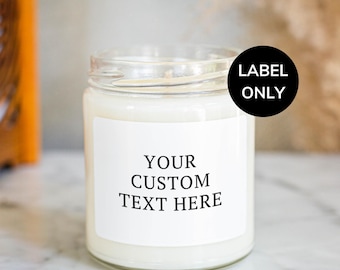 Custom Candle Labels, Personalized Candle Label, Custom label, Personalized Gift, Custom Label Stickers, Personalized Gift