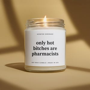 ホットなビッチは薬剤師のキャンドル、面白い薬剤師のギフト、薬剤師の卒業祝い、新人薬剤師、未来の薬剤師