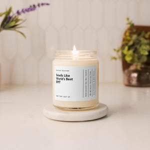 EMT Candle Gift, Gift for EMT Appreciation Gift, EMT Gifts, Emergency Medical Technician, World&#39;s Best Emt