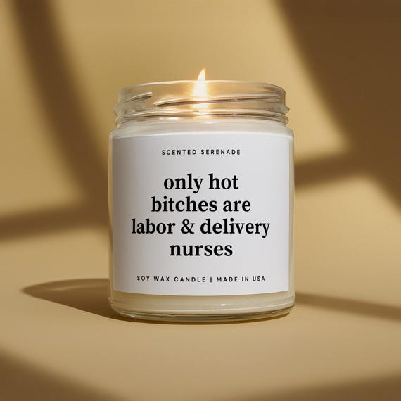 Labor and Delivery Nurse Candle, L&D Nurse, Nurse Week Gift, Nurse Appreciation