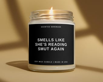 Funny Smut Reader Gift, Smut Candle, Book Lover Gift, Smut Book, Spicy Books Reader, Dark Romance Reader, Gifts for Reader