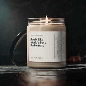 Vela de radiólogo, regalo para radiólogo, regalos de radiología, el mejor radiólogo del mundo