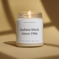 Funny 40th Birthday Candle, Badass Bitch Since 1986, Mom BFF Birthday Gifts