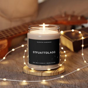 STFUATTDLAGG Candle, Smut Book Lover Gift, Smut Gifts, Bookish Gifts, Romance Reader Candle, Smutty Books,  Gifts for Reader