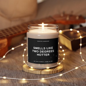 Two Degrees Hotter Candle, Masters Graduation, Bachelors Graduation, Grad School, College Graduation, Funny Graduation Candle, Graduate Gift