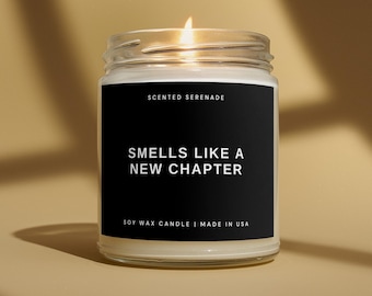 A New Chapter Candle, New Beginnings Gift New Job Promotion Gift, Retirement, New Home, School Graduation, Gift For Her