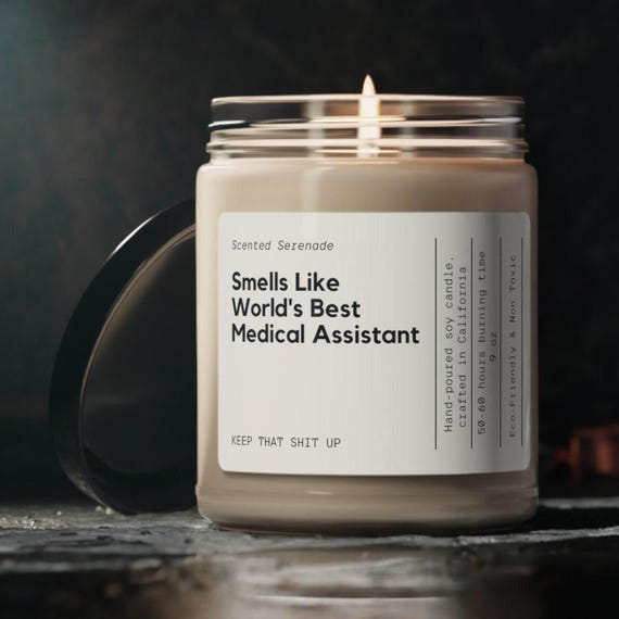 Medical Assistant Candle, Medical Assistant Gift, Med School Graduation