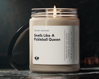 Bougie reine du pickeball, cadeau drôle de joueur de pickelball, cadeau de pickleball, cadeau pour joueur de pickleball, déco pickleball