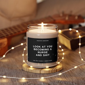 New Nurse Candle, Nurse Graduation Gift, Nurses Week Nurse Appreciation, Nursing School, Gift for Nurse, Nursing Graduation