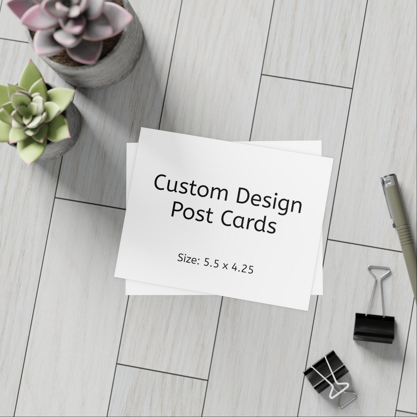 Post Cards, Custom Design, Front & Back Printed, Smooth Matte Finish ...