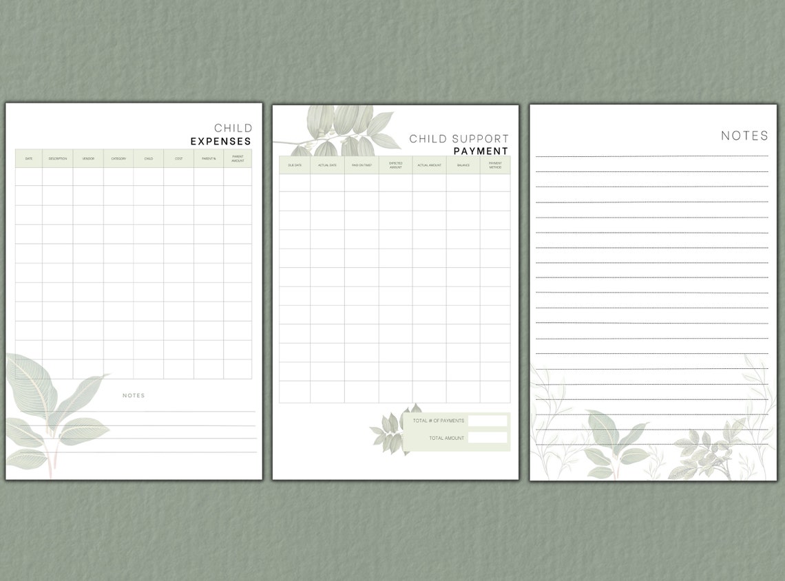 Custody Binder Custody Planner Child Custody Binder Printable PDF - Etsy