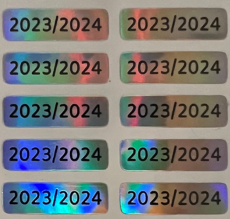 Sticker carte étudiant étudiante année 2023/2024 image 1