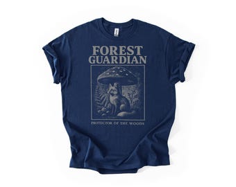 Forest Guardian Shirt – Protector of the Woods Tee – Vintage Naturecore Gift
