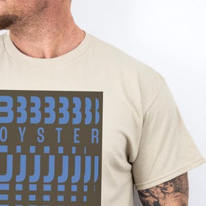 Oyster Mushroom Shirt | Blue Oyster Typography Tee, Bold Minimal Fungi Graphic for Cultivators, Market Growers & Mycology Enthusiasts 280