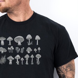 Pilz Shirt | Wild Sammelnde Pilze T-Shirt, Mykologie T-Shirt für Naturliebhaber Fprint 77