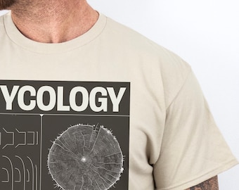 Mycology Study-T-shirt: T-shirt met schimmels, paddenstoelenonderzoek