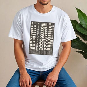 Psychedelic Mushroom Shirt | Psilocybe Typography Tee, Magic Mushroom Art Print, Spiritual Awakening Design for Conscious Seekers 329