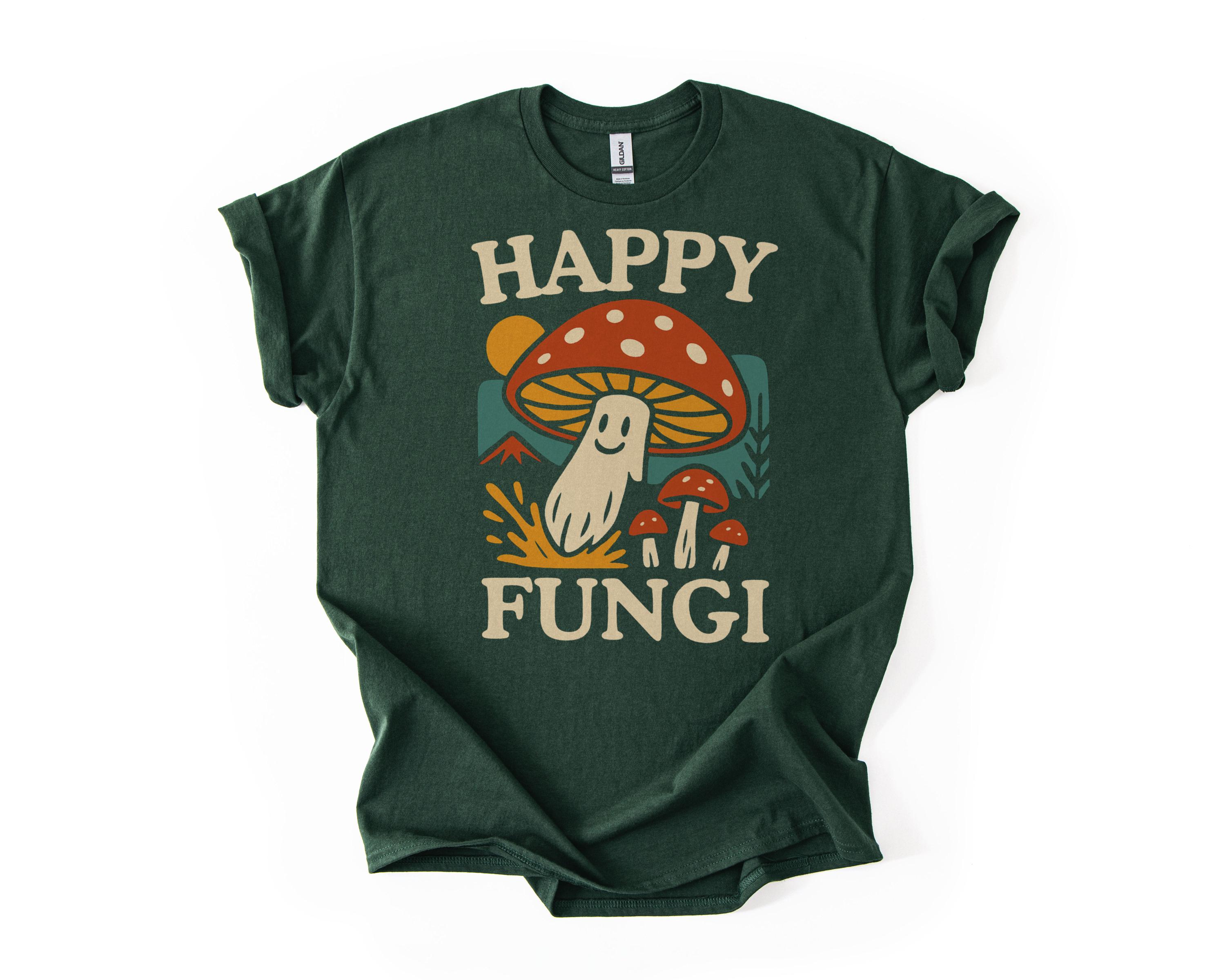 T-shirt Humour Champignons - All Mushrooms Are Edible... - Taille S à 3XL - Coton - Unisexe